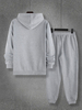 Men's Casual Hooded Sweatshirt And Pants Set