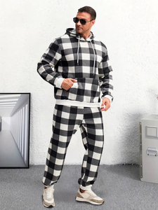 Long-sleeved Hooded Sweatshirt Set