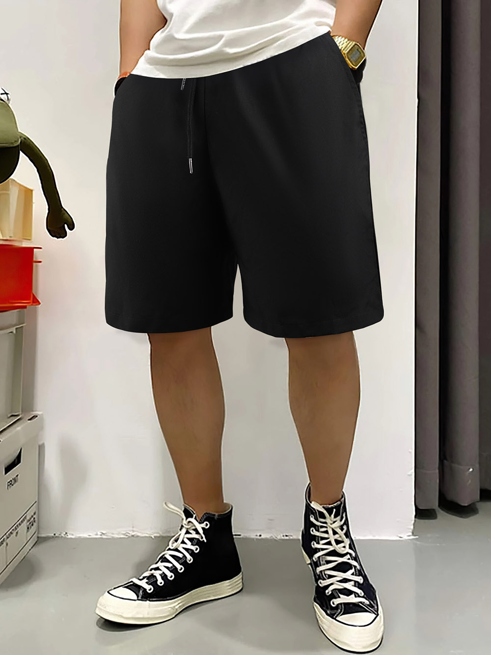 Casual Drawstring Shorts