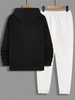Men's Casual Hooded Sweatshirt And Pants Set 2