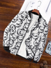 Zipper Baseball Collar Jacket
