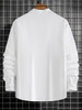 Men's Long Sleeved Stand-up Collar Shirt