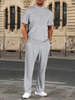 Men's Crewneck Short-sleeved T-shirt And Pants Set