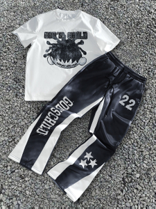 Men's Crewneck Short-Sleeved T-shirt & Pants Set