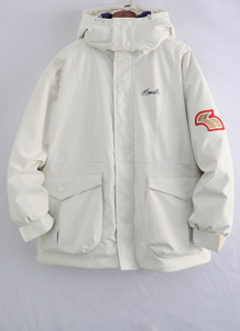 Men's dropped shoulder hooded quality jacket