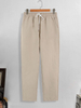 Casual Drawstring Cuffed Trousers