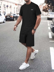 Men's Crewneck Short-sleeved T-shirt And Shorts Set