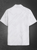 Men's Printed Business Casual Short-sleeved Shirt