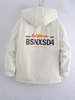Men's dropped shoulder hooded quality jacket
