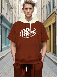 Men's Casual Hooded Sweatshirt And Pants Sets
