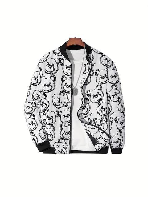 Baseball collar jacket