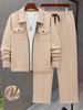 Casual Jacket And Pants Set
