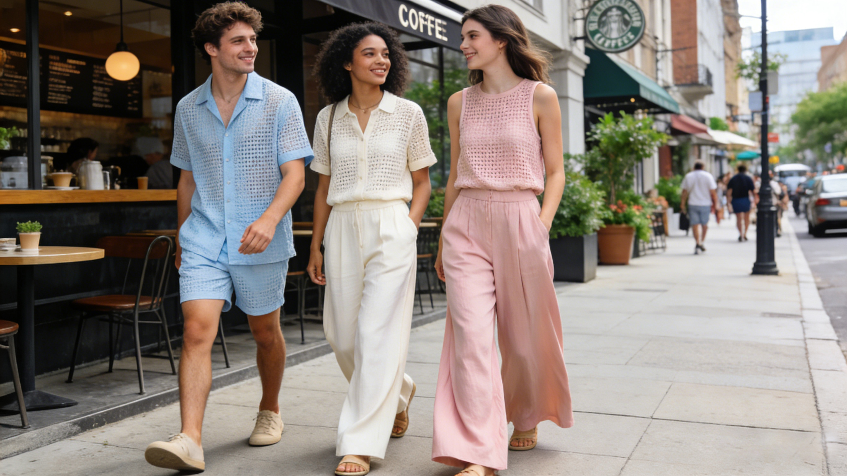 生成男士夏季穿搭图片