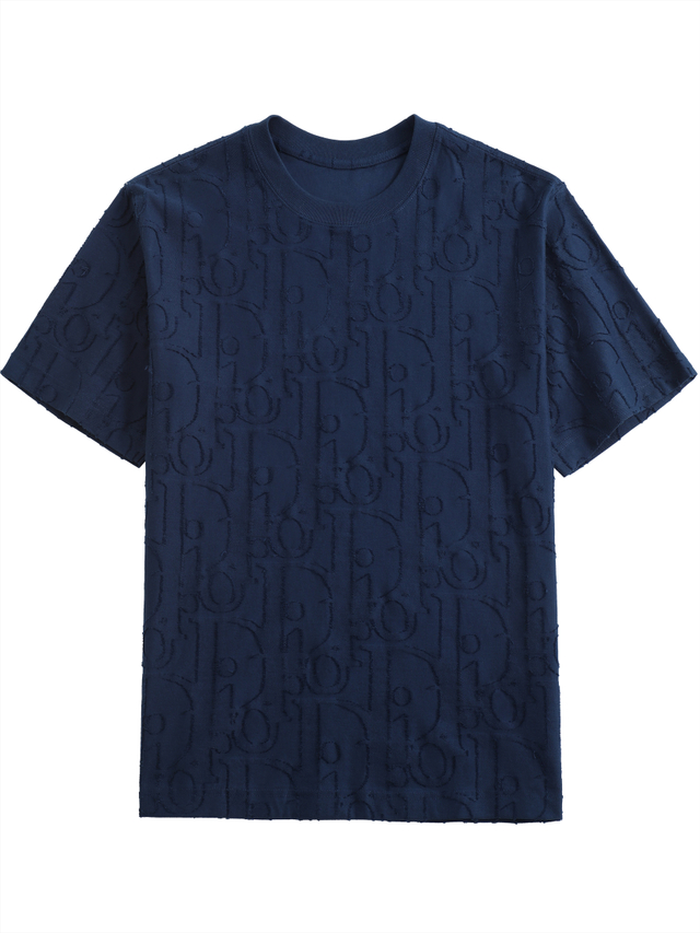 Knitted Jacquard T-shirt