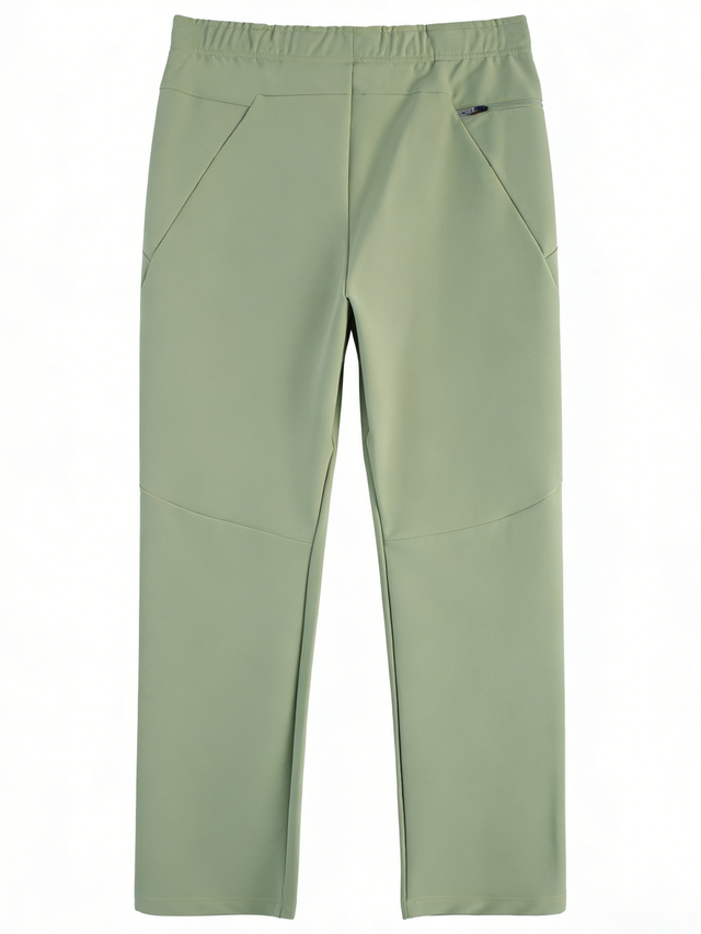 Sage Green Men's Straight Leg Casual Pants
