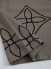 Black Printed Gray T-shirt