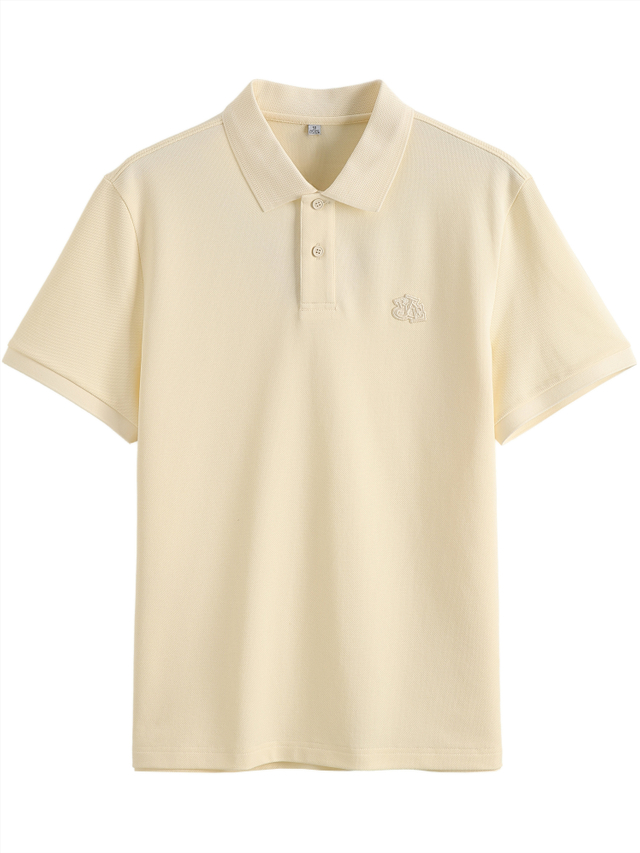 Polo浅黄色