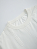 White Jacquard Knit T-shirt