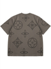 Black Printed Gray T-shirt