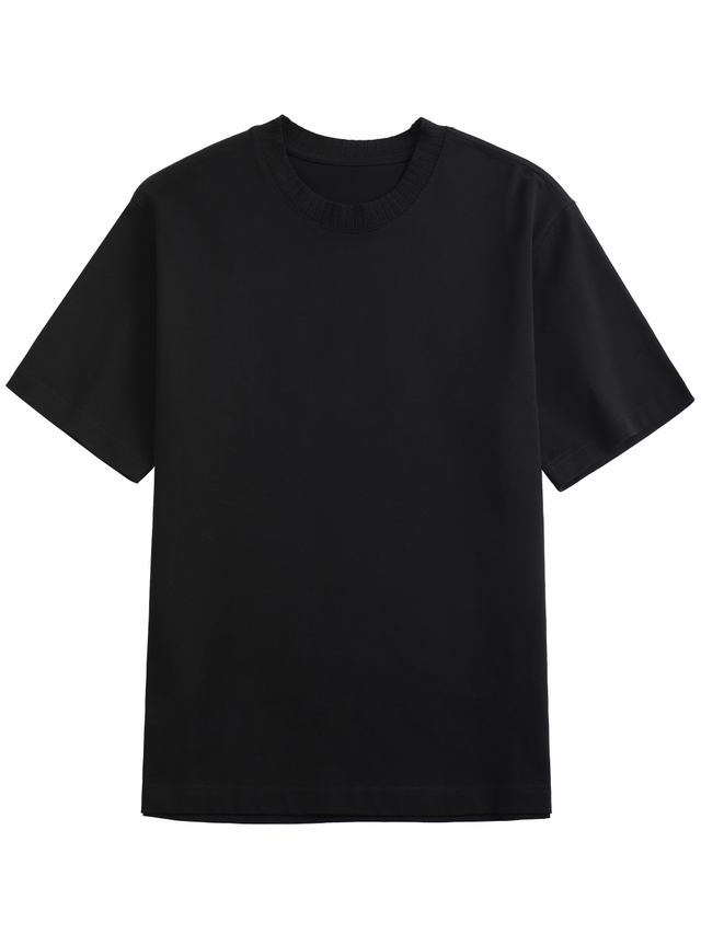 Black Round Neck T-shirt