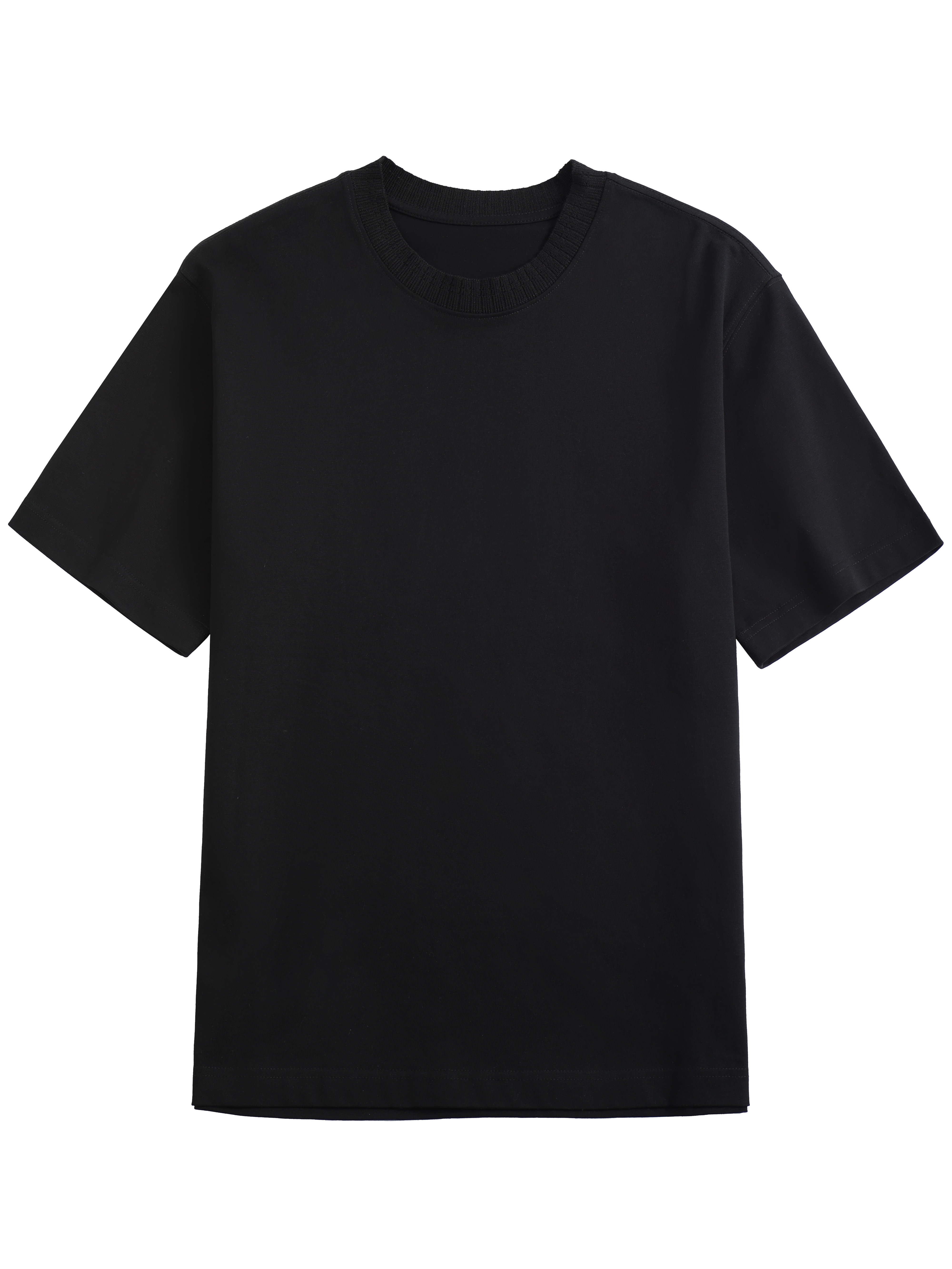 Black Round Neck T-shirt