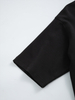 Minimalist Solid Black Oversized T-shirt