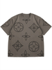 Black Printed Gray T-shirt