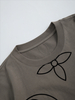 Black Printed Gray T-shirt
